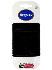 Elastiques cheveux noirs 2 mm DENMAN par 30