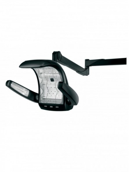 Casque sèche cheveux infrarouge new hair master OLYMP sur bras noir