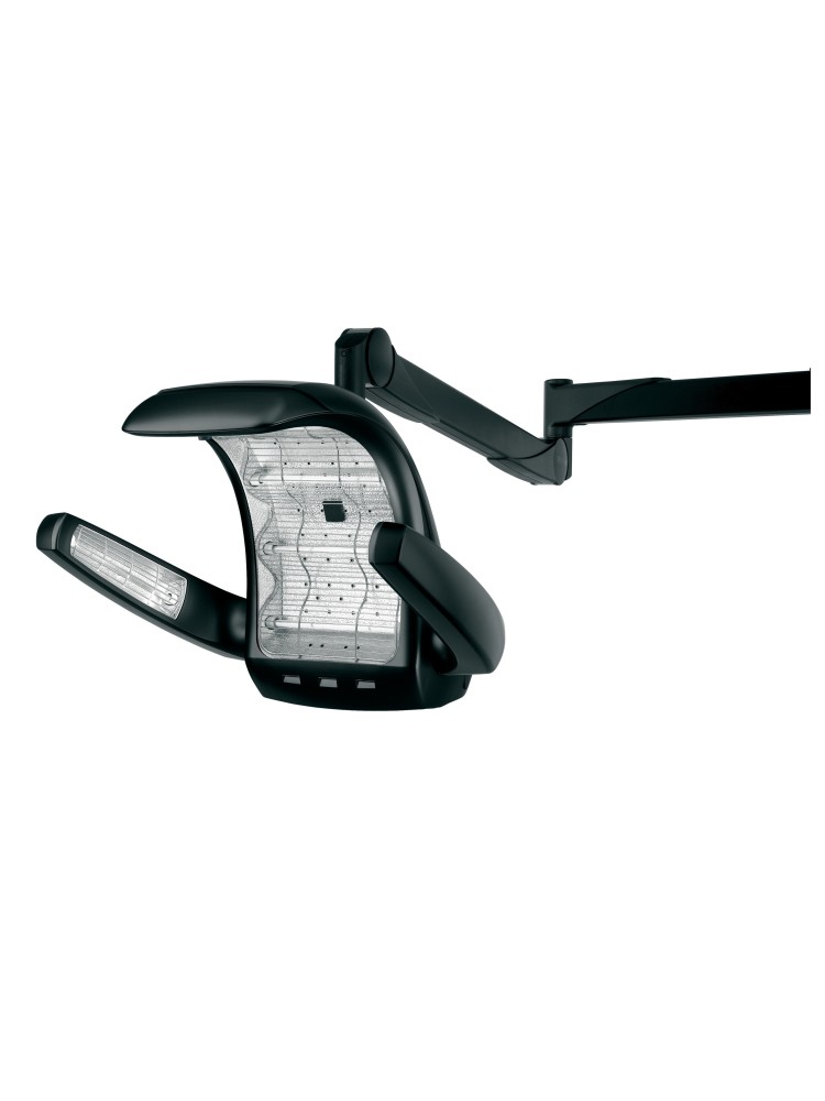 Casque sèche cheveux infrarouge new hair master OLYMP sur bras noir
