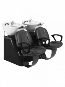 Bac à shampoing  COLISEE JACQUES SEBAN 2 places gris chiné