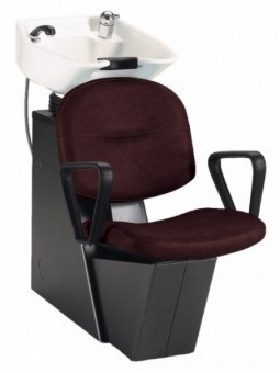 Bac à shampoing  CARAIBES JACQUES SEBAN 1 place noir brillant