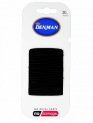 Elastiques cheveux noirs 2 mm DENMAN par 30