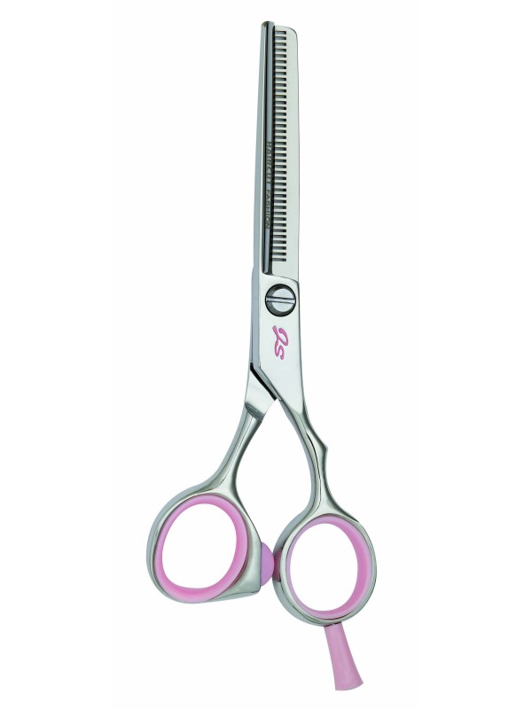 Ciseaux sculpteur FASHION HAIRCUT rose 40 dents