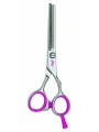 Ciseaux sculpteur FASHION HAIRCUT rose fuchsia 40 dents