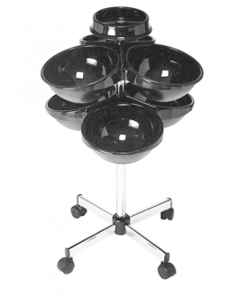 Table de service OLYMPIC coloris noir JACQUES SEBAN