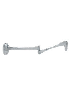 Bras pour casque sèche cheveux traditionnel et électronique PARLUX argent