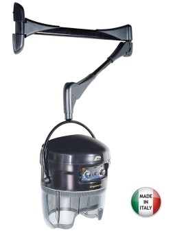 Casque sèche cheveux traditionnel PARLUX sur bras argent