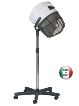 Casque sèche cheveux traditionnel PARLUX sur pied blanc