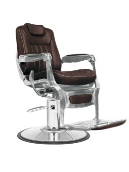 Fauteuil barbier GENTLEMAN JACQUES SEBAN marron