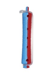 Bigoudis permanente cheveux ECOLE JACQUES SEBAN rouge/bleu court X12