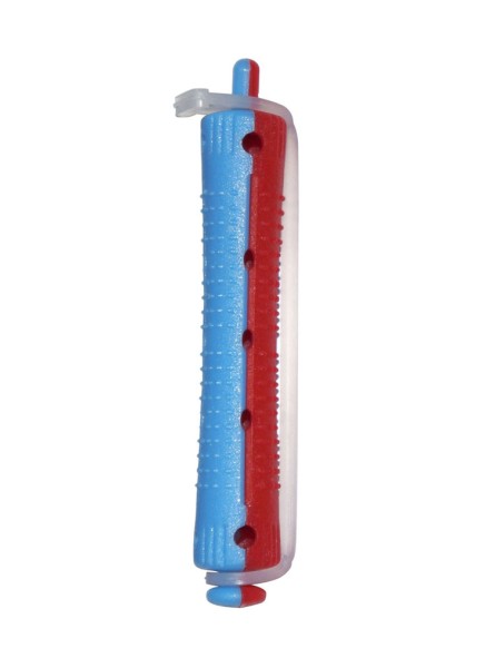 Bigoudis permanente cheveux ECOLE JACQUES SEBAN rouge/bleu court X12