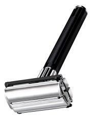 Rasoir de barbier double Edge POPULAR FEATHER noir