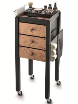 Table de service ECO BARBER JACQUES SEBAN façade tiroir bois