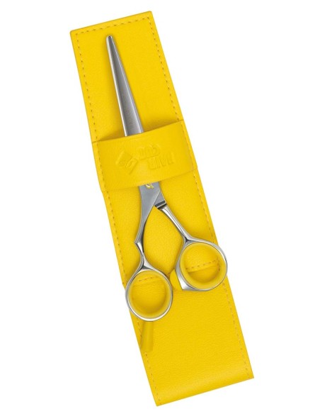 Ciseaux de coiffure gaucher FASHION HAIRCUT taille 5'0 jaune