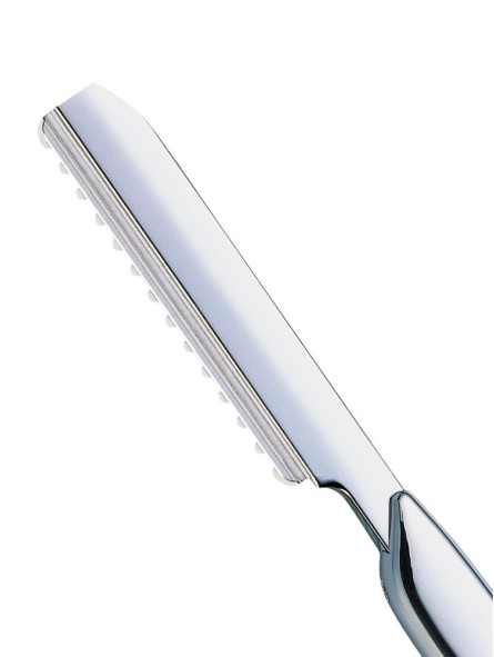 Rasoir de coiffeur Styling Color grand modèle FEATHER argent