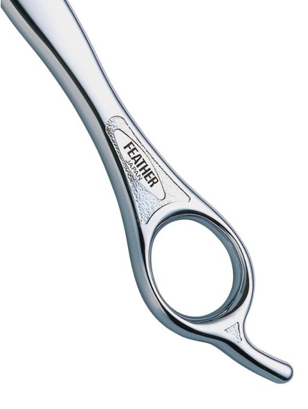 Rasoir de coiffeur Styling Color grand modèle FEATHER argent