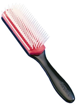 Brosse D3 Styling medium DENMAN 7 rangs coussin rouge