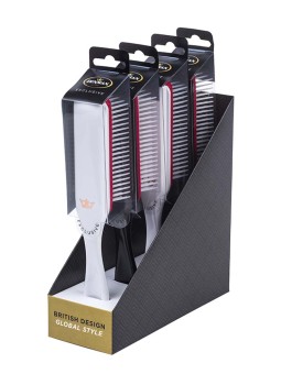 Présentoir 4 brosses D3 Couronne Blanc/Noir