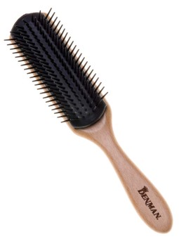 Brosse D3 Styling DENMAN 7 rangs coloris bois