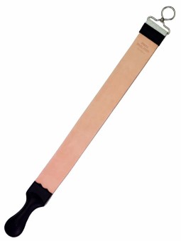 Cuir d'aiguisage lanière 66x4.8 cm avec manche GIESEN FORSTHOFF