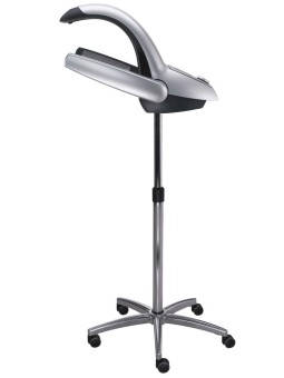 Casque sèche cheveux infrarouge NEW HAIR MASTER OLYMP sur pied bi-colore argent/anthracite