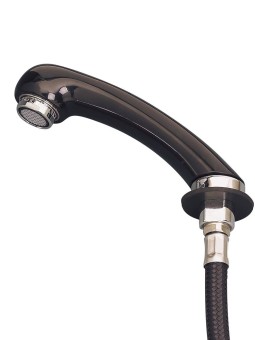 Douchette noire pour mitigeurs JSM8 et 2MITI JACQUES SEBAN