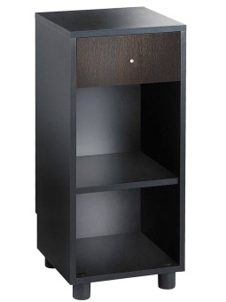 Meuble de rangement coiffure sur pieds BALI JACQUES SEBAN wengé / noir