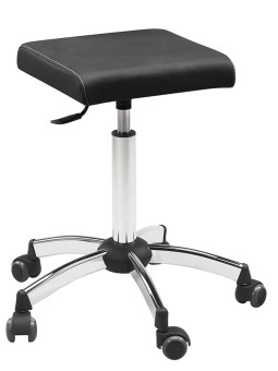 Tabouret de coiffure SQUARE JACQUES SEBAN noir