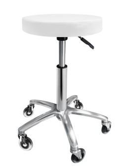 Tabouret de coiffure ROLL'IN JACQUES SEBAN blanc