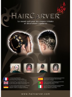 HAIR CARVER pour dessin tribal nouveau modèle