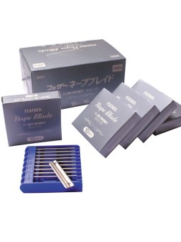 Lames pour rasoir de barbier NAPE FEATHER par 100