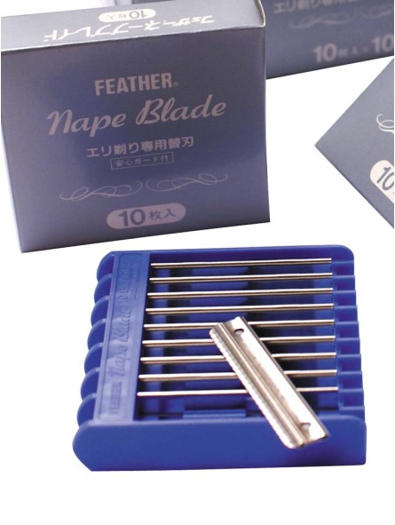 Lames pour rasoir de barbier NAPE FEATHER par 100
