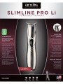Tondeuse de finition SLIMLINE PRO LI D8 Int'l ANDIS