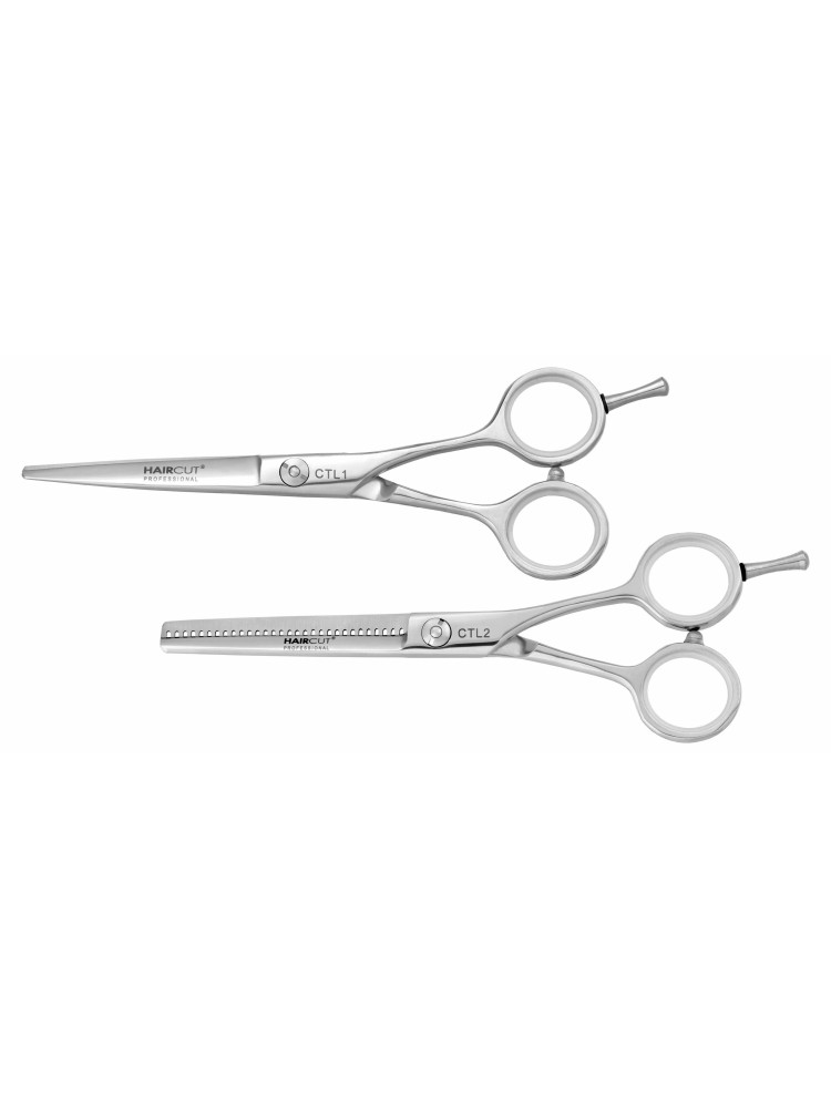 Ciseaux de coiffure FUN 5'5 et sculpteur 30 dents HAIRCUT