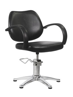 Fauteuil de coiffure SEATTLE JACQUES SEBAN noir