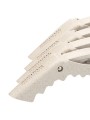 Pinces cheveux CROCODILE X4  Beige JACQUES SEBAN NATURE
