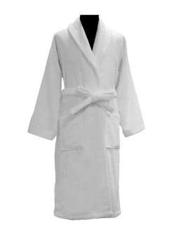 Peignoir de bain col châle...