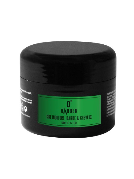 Cire incolore pour barbe et cheveux pot 100 ml O'BARBER