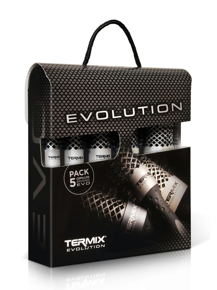 Brosse ronde professionnelle EVOLUTION basic TERMIX x5