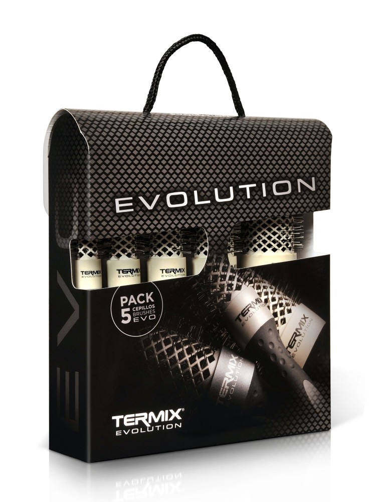 Brosse ronde professionnelle EVOLUTION soft TERMIX x5
