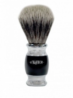 Blaireau pur blaireau manche métal O'BARBER