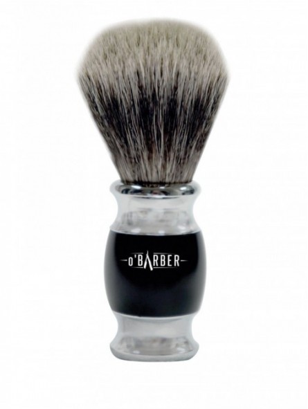 Blaireau pur blaireau manche métal O'BARBER