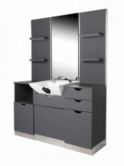 Meuble barbier CENTAURE avec vasque JACQUES SEBAN