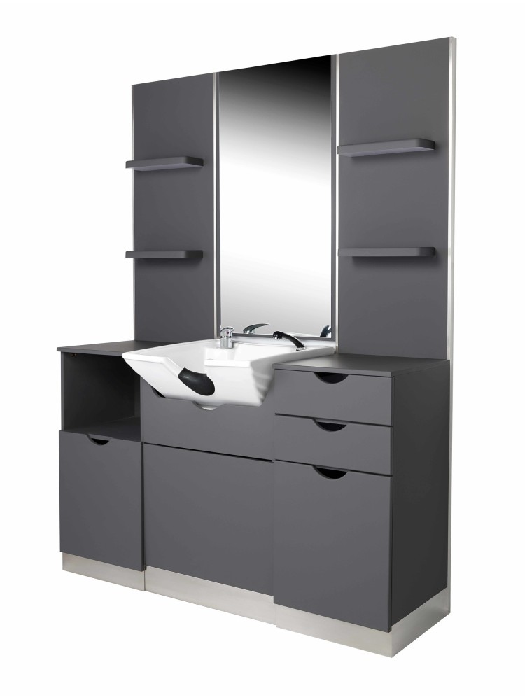 Meuble barbier CENTAURE avec vasque JACQUES SEBAN