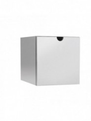 Meuble de rangement coiffure mural INOX JACQUES SEBAN